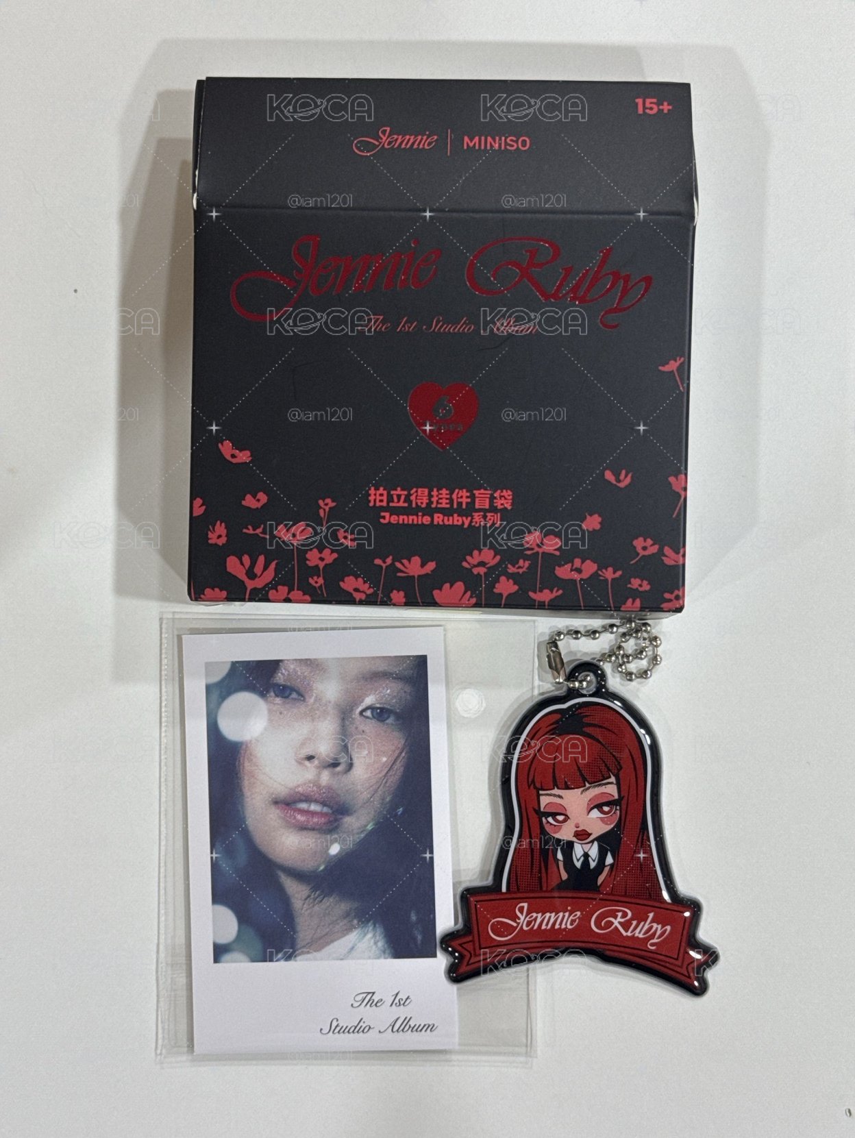 Jennie名創聯名 拍立得吊飾盲盒