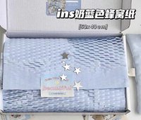 水藍色蜂巢紙50*40cm