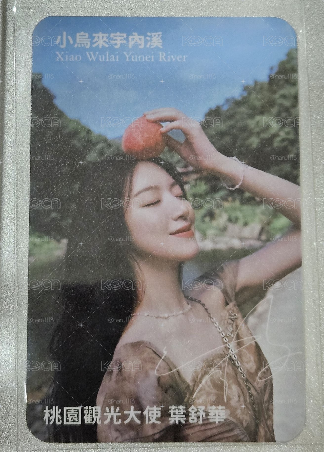 舒華桃園觀光大使小卡