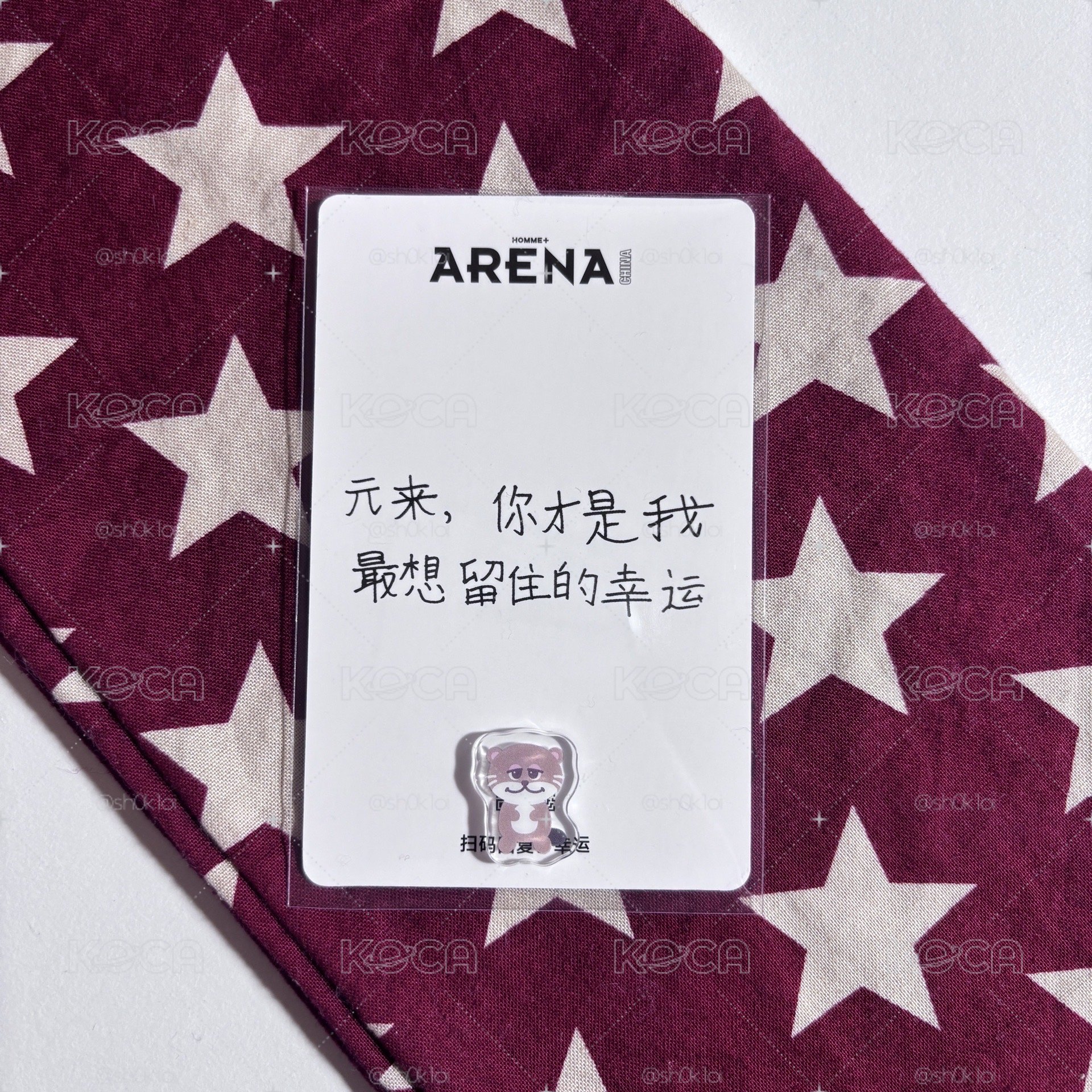 Arena 雜誌 小卡 彬 ⋆.˚⊹⁺