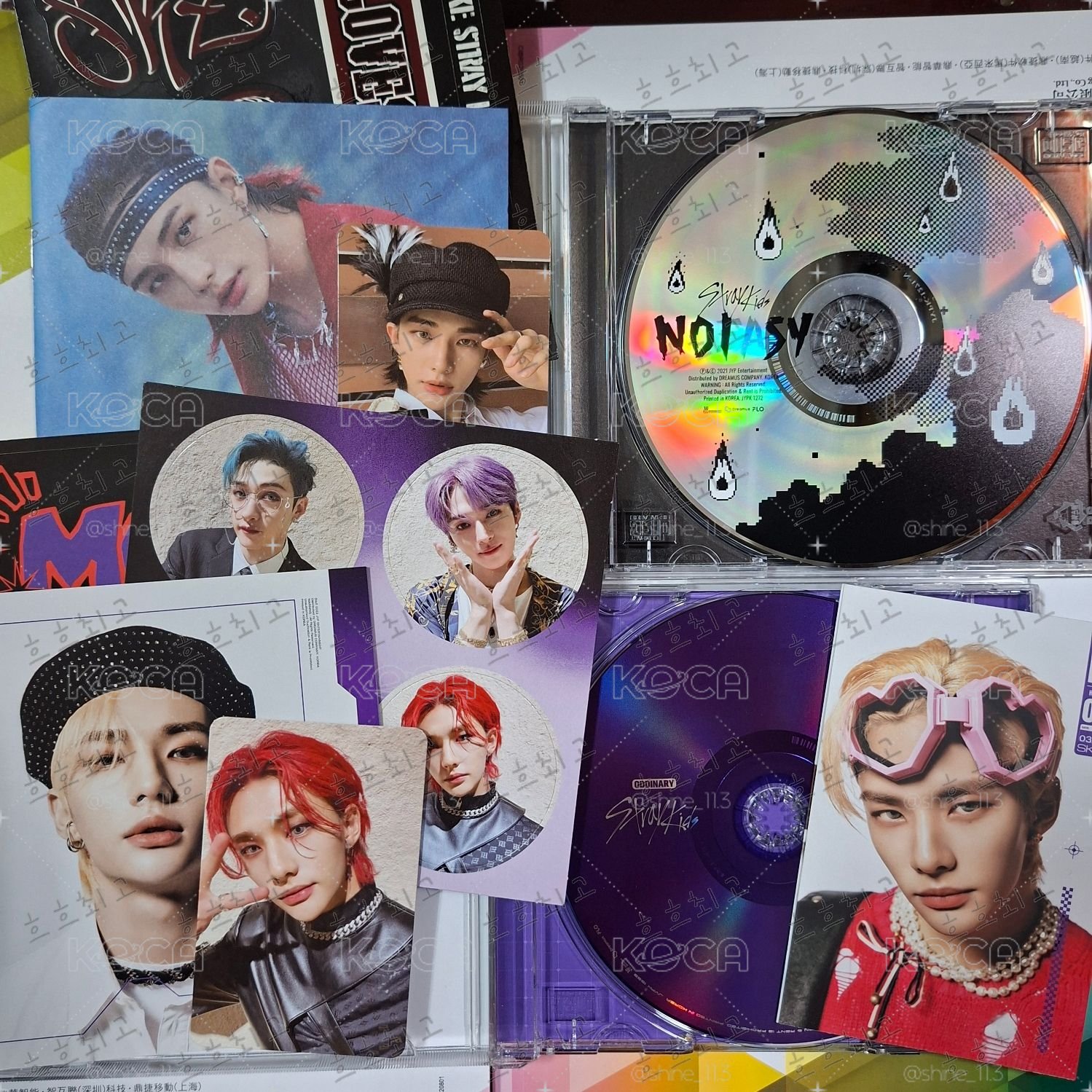 Stray Kids HYUNJIN NOEASY ODDINARY ALBUM JEWEL CASE SET