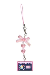 心動平成少女復古系列（Y2K懷舊風） 鑰匙圈吊飾 花小兔