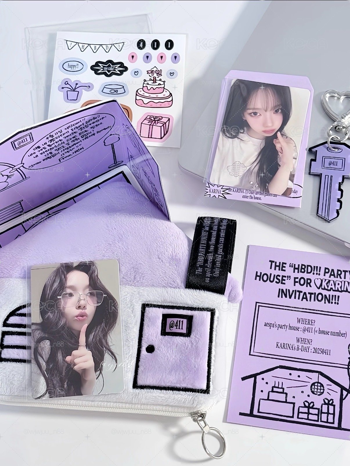 25生日房子化妝包柚 整組全新未拆