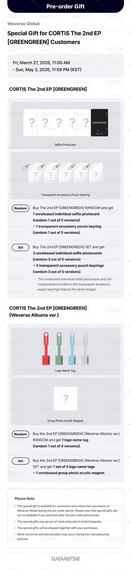 CORTIS The 2nd EP [GREENGREEN]
