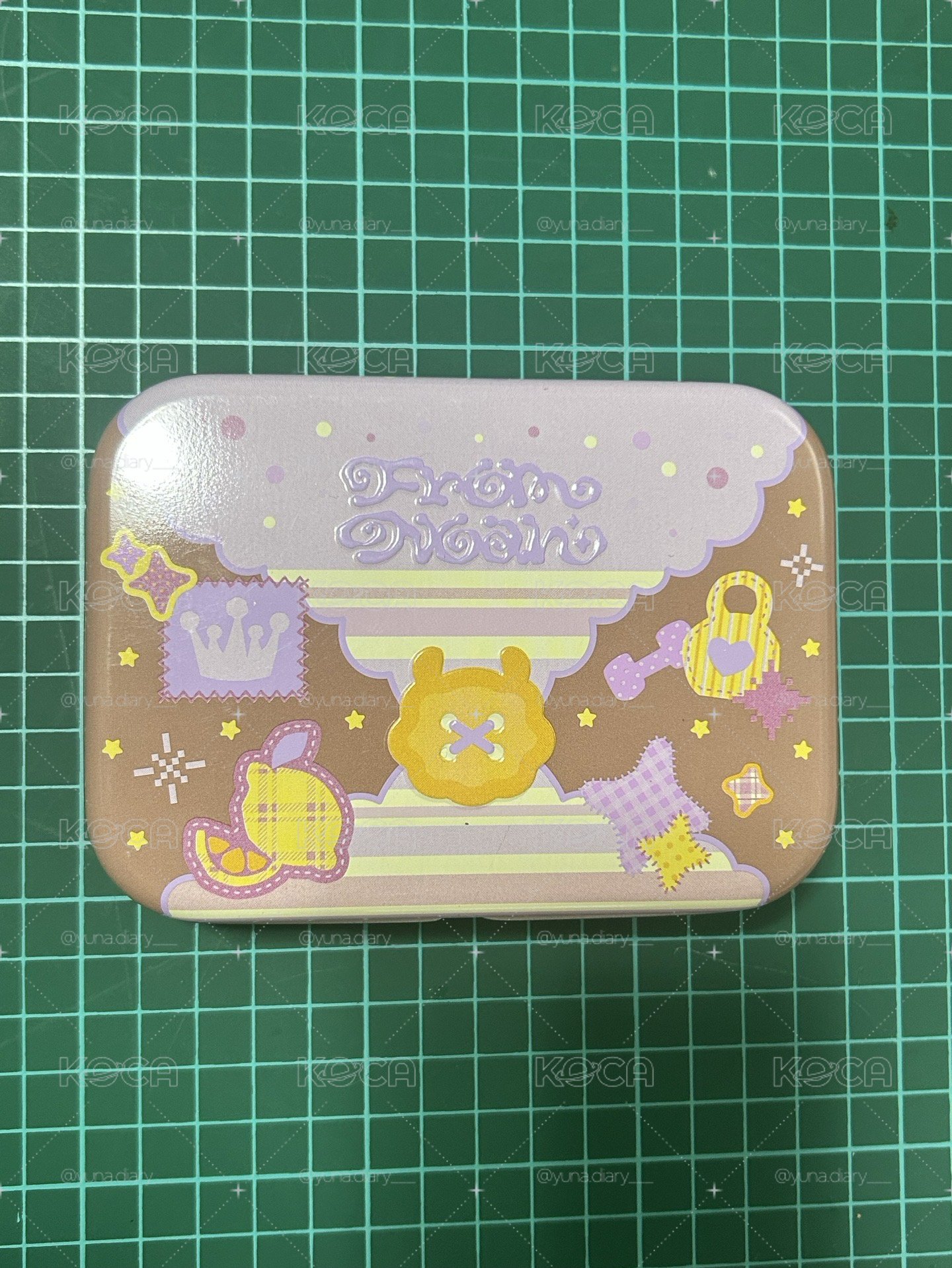 生日餅乾 Noah 韓諾亞 餅乾鐵盒 十咖啡