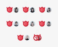 24 FM wvs 鑰匙圈吊飾 BABYMONSTER HORN ACRYLIC KEYRINGShare