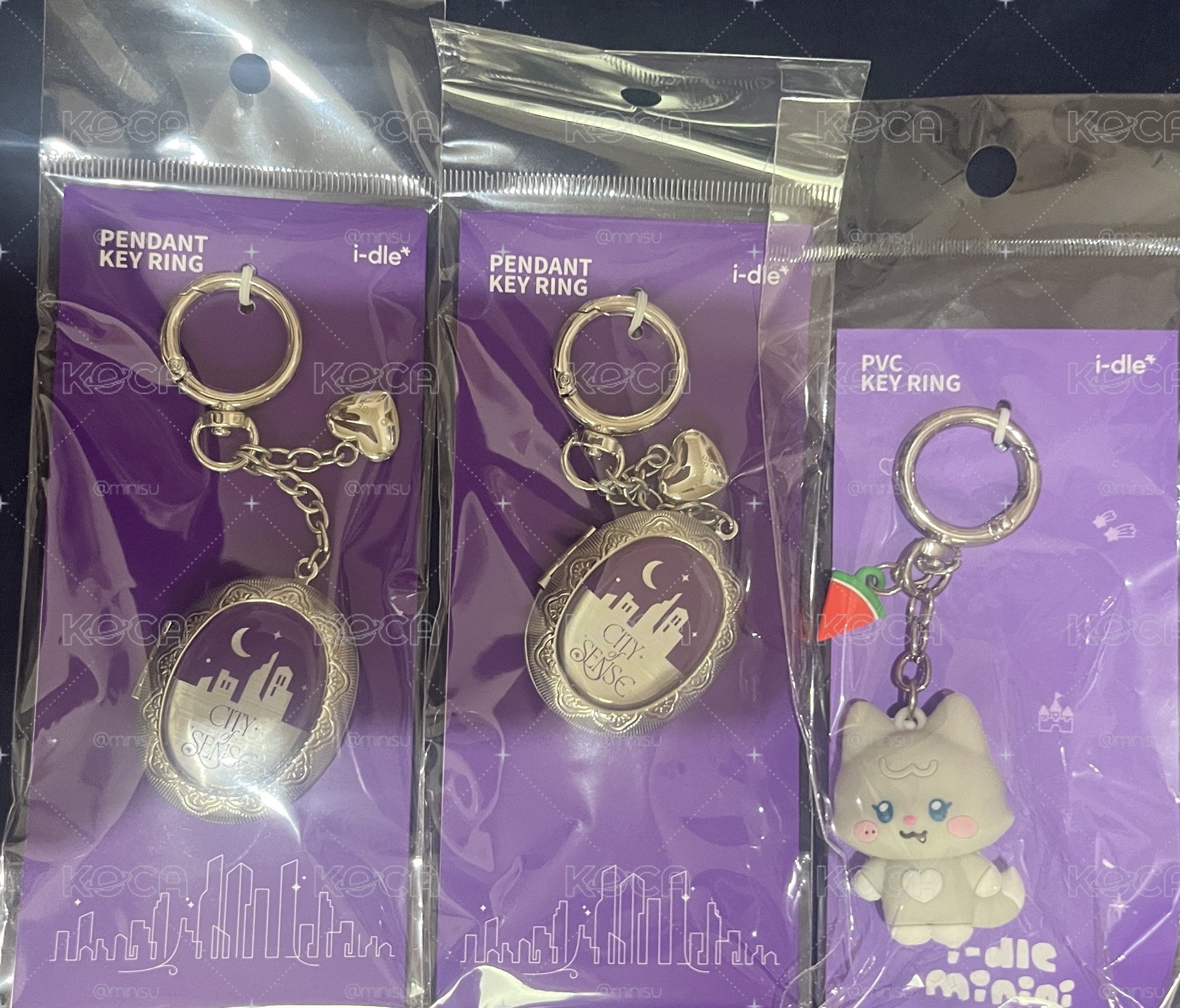City of Sense展覽 pvc鑰匙圈刷 相片鑰匙圈琦刷