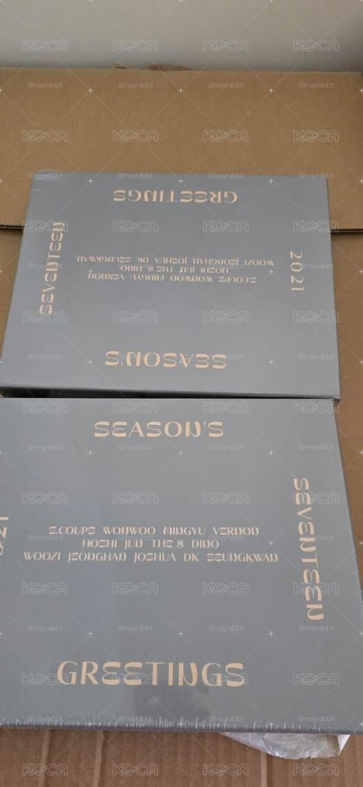 Seventeen season greeting 2021 全新未拆 一直娛
