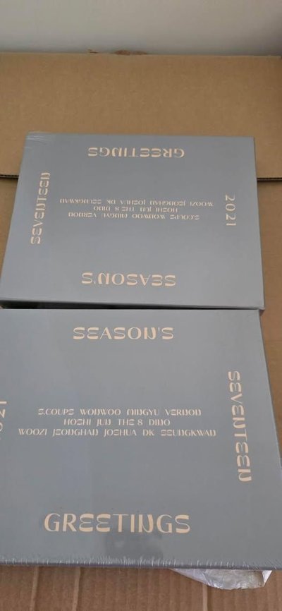 Seventeen season greeting 2021 全新未拆 一直娛