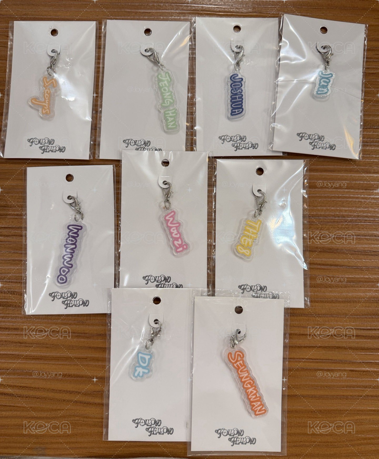 Follow Follow 展覽場限定 姓名扣環