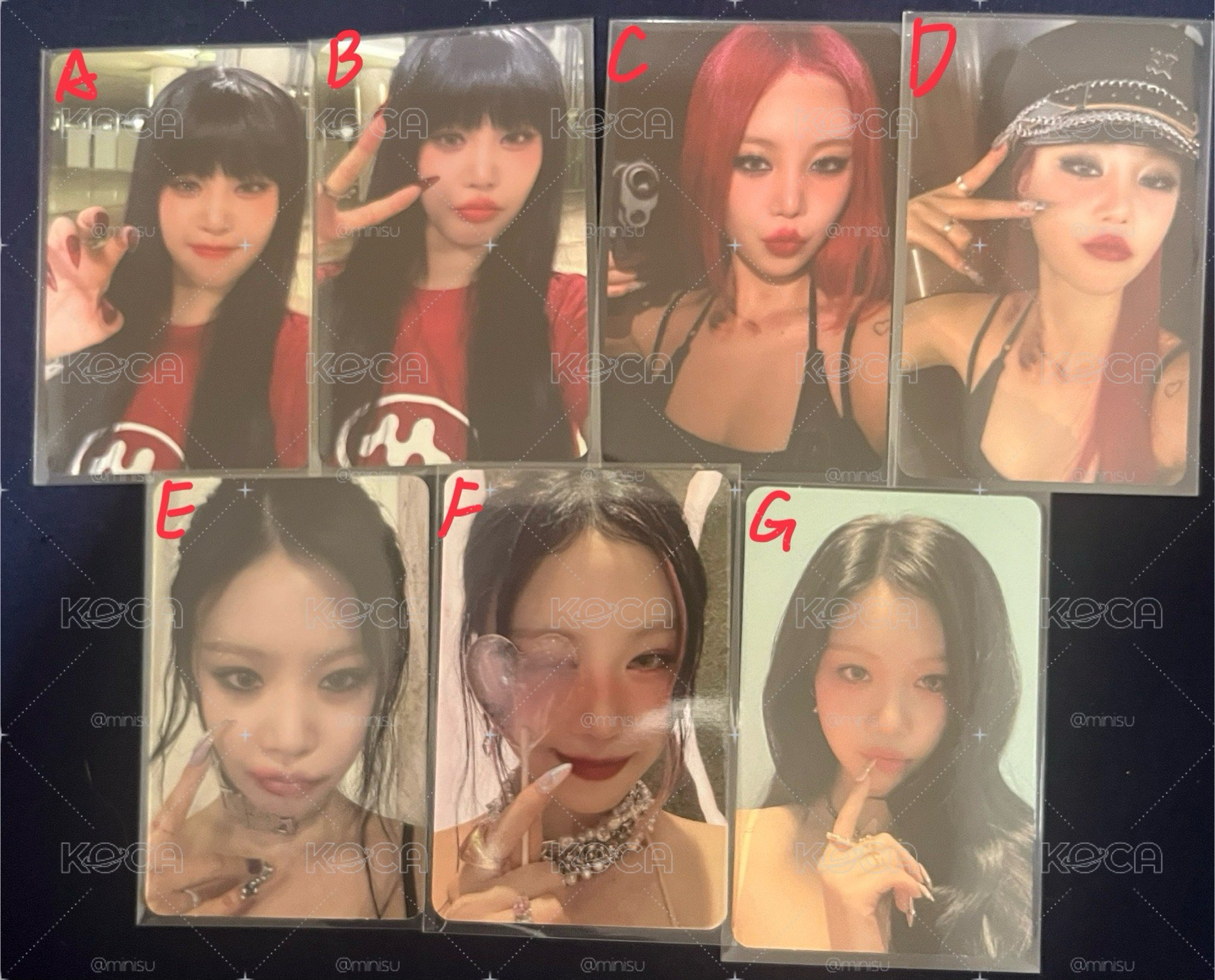Soojin 專卡 周邊卡