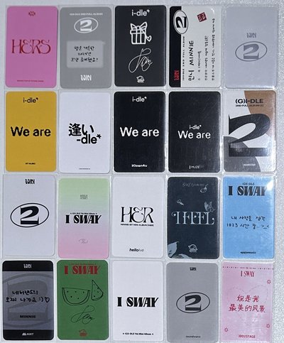 I-DLE 沙發上有小顆粒的米妮 美麗小卡出清