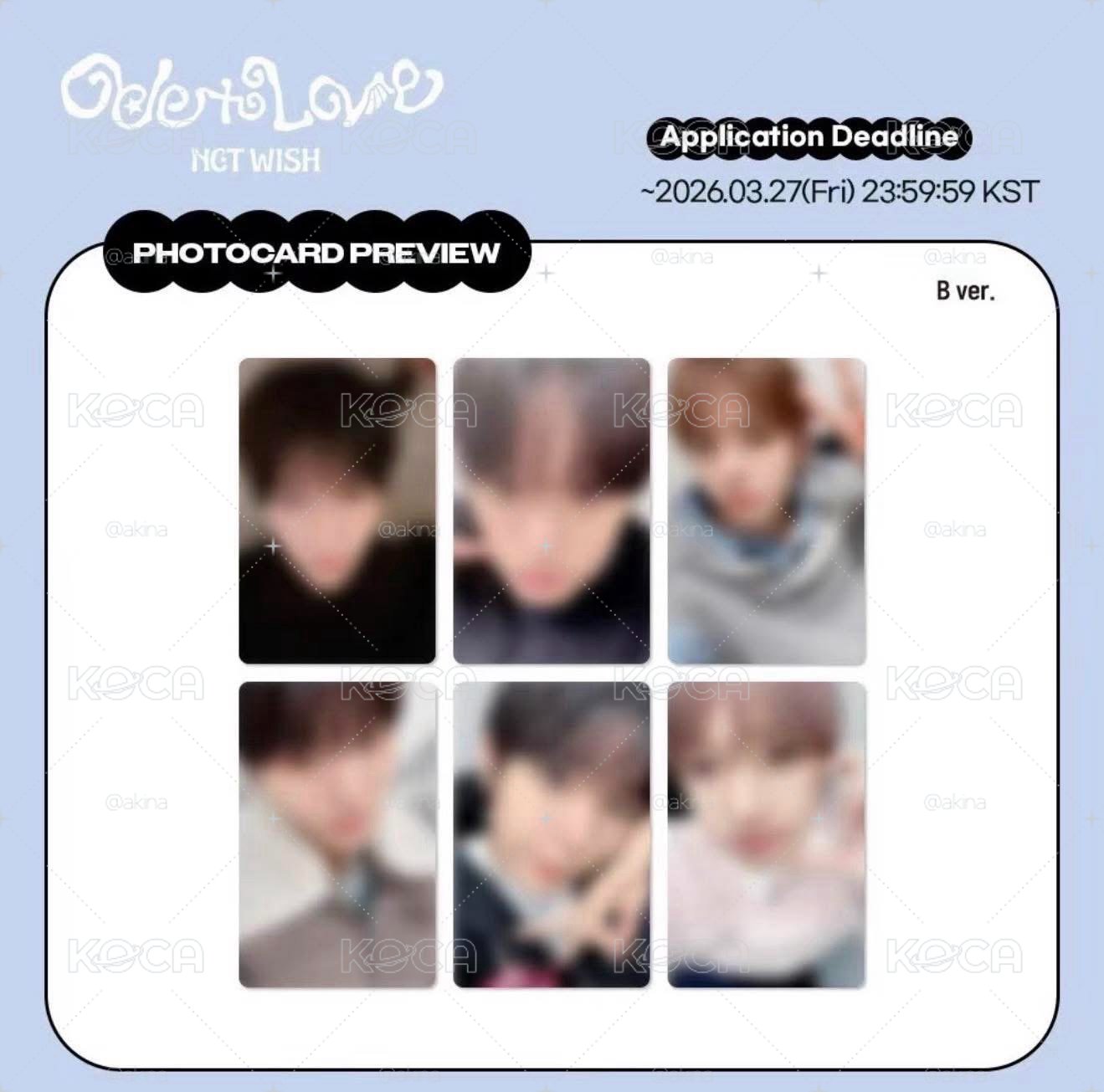 nctwish雅加達合影卡 ny簽售 jahee