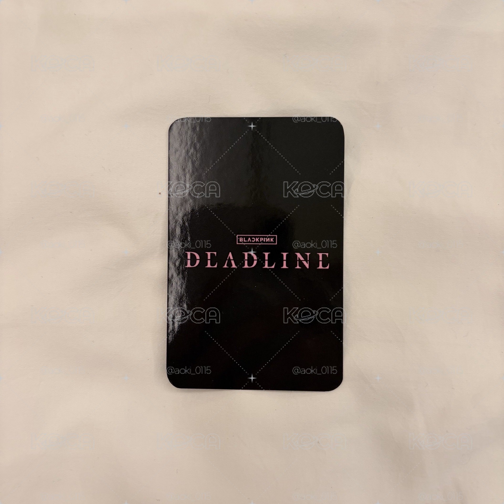 【BLACKPINK】DEADLINE QQ音樂周邊卡 Lisa