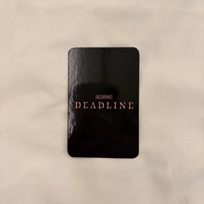 【BLACKPINK】DEADLINE QQ音樂周邊卡 Lisa