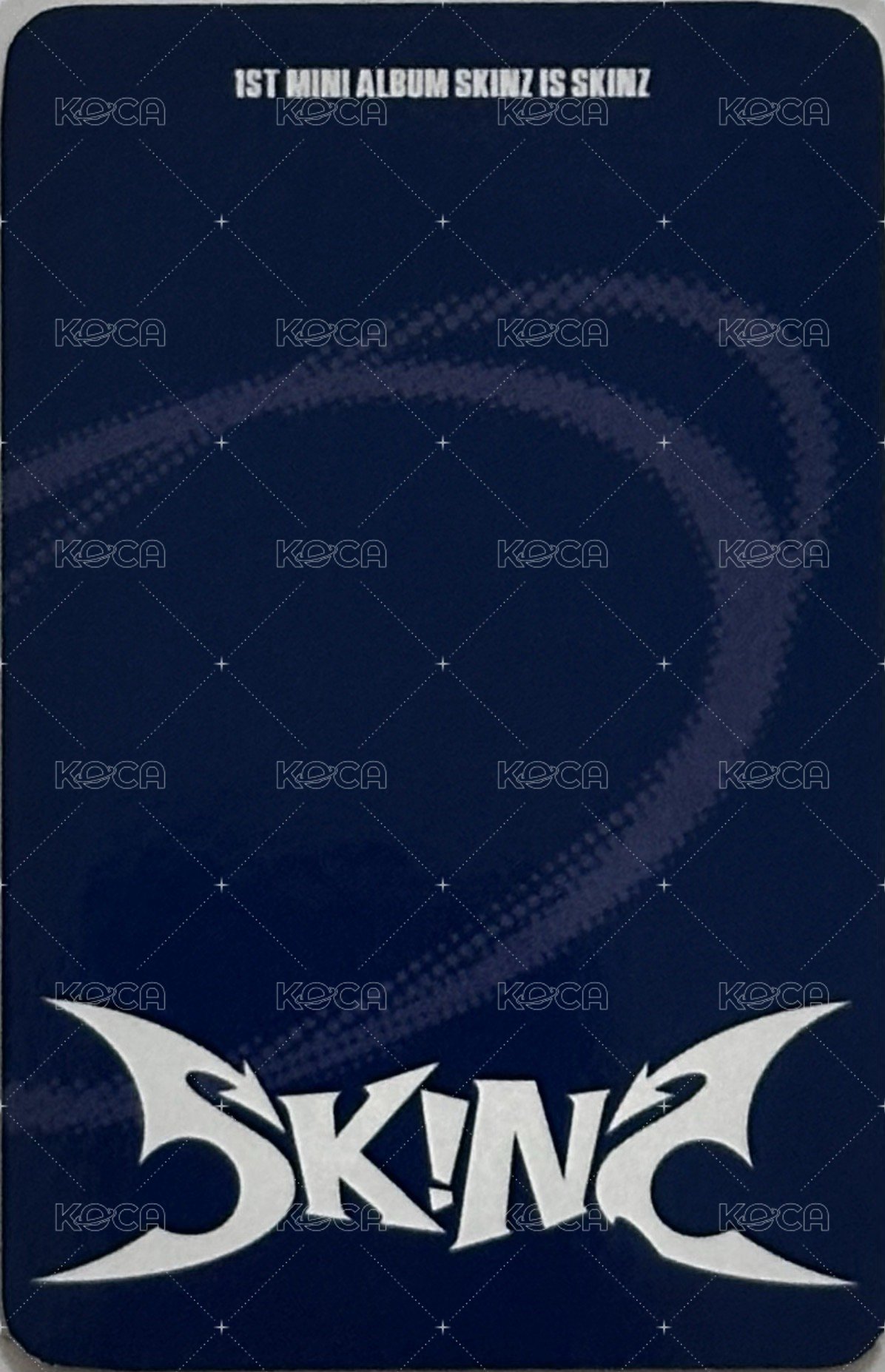 迷你一專 SKINZ IS SKINZ wm 線上SC 特典卡  背面