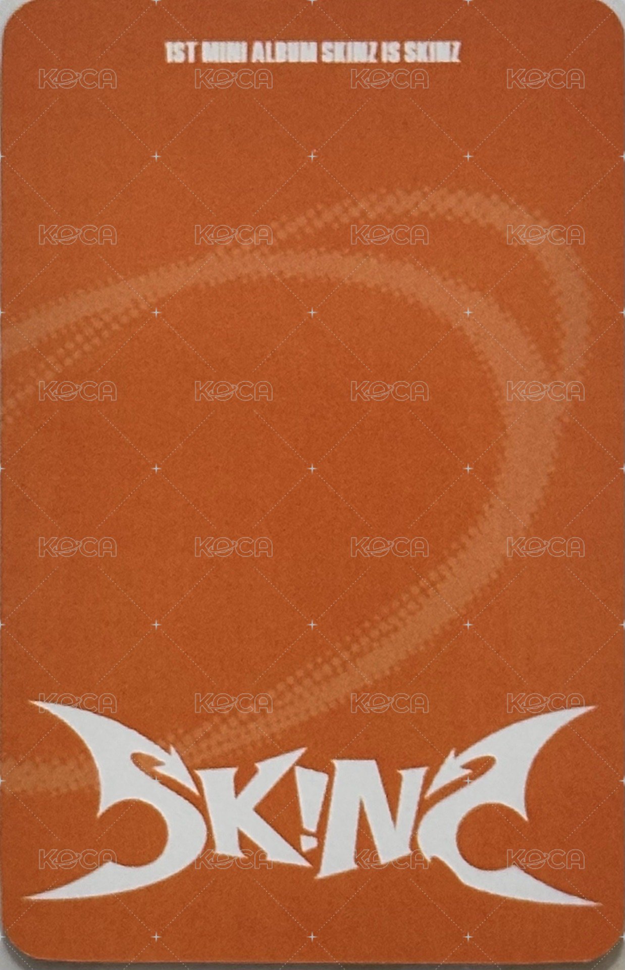迷你一專 SKINZ IS SKINZ wm 通路預購 特典卡 Winksexy ver. 背面