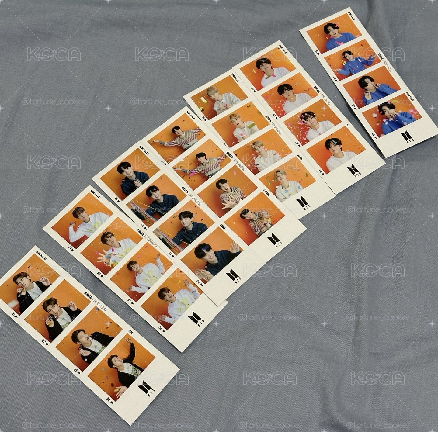 BTS💜 Yet to Come in BUSAN 4 cuts photo 四格照 