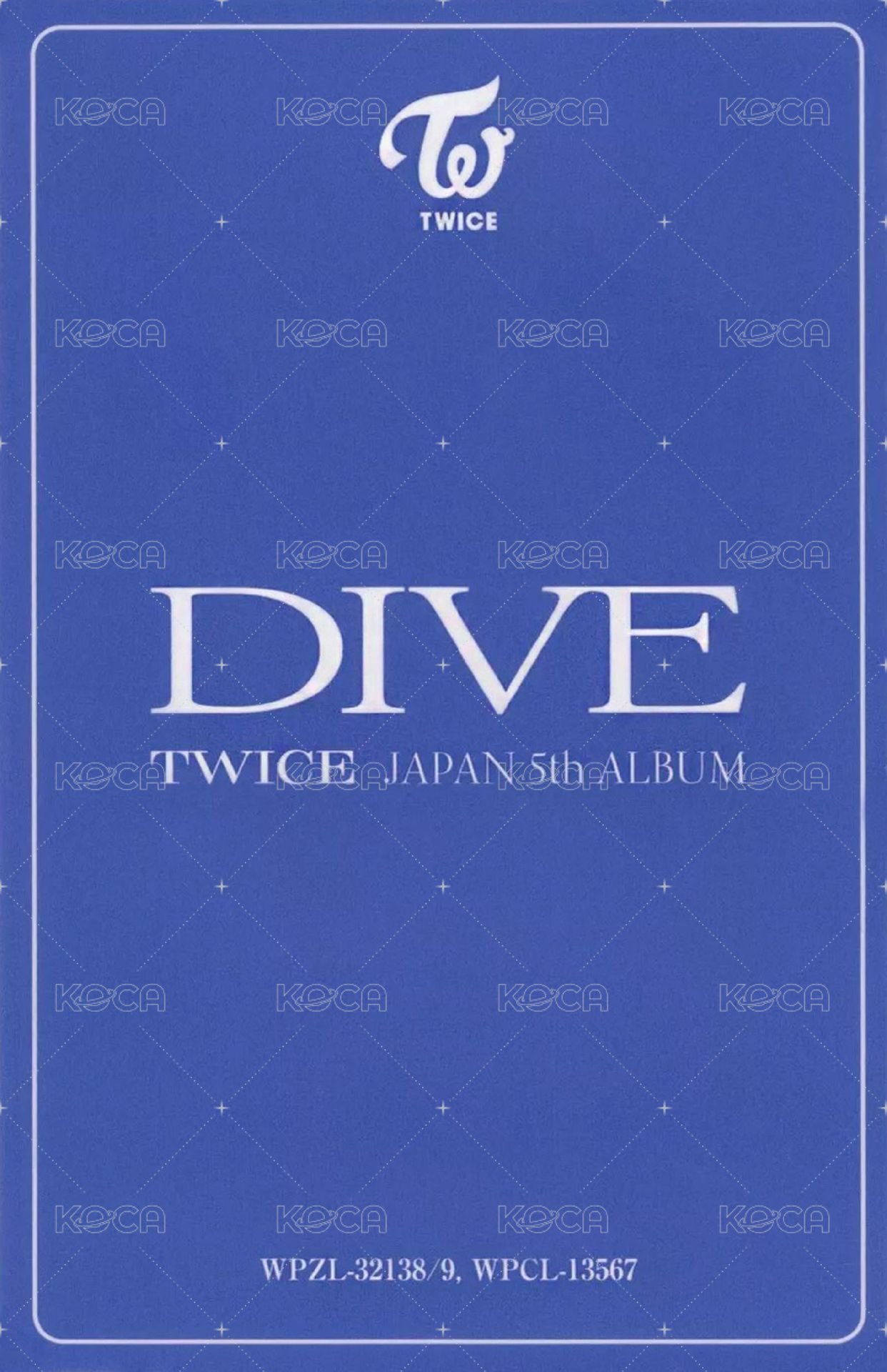 JP正規五 初回限定A/B盤 專輯卡  背面