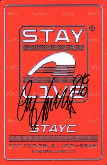 STAY ALIVE 初回限定盤 專輯卡  背面