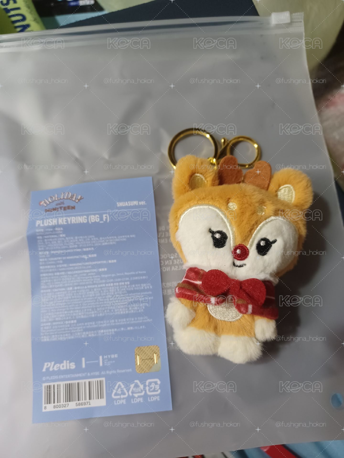 miniteen shuasumi joshua holiday 吊飾