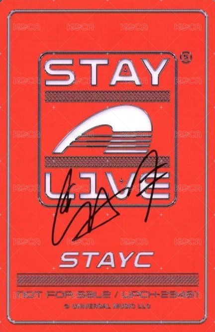STAY ALIVE 初回限定盤 專輯卡  背面