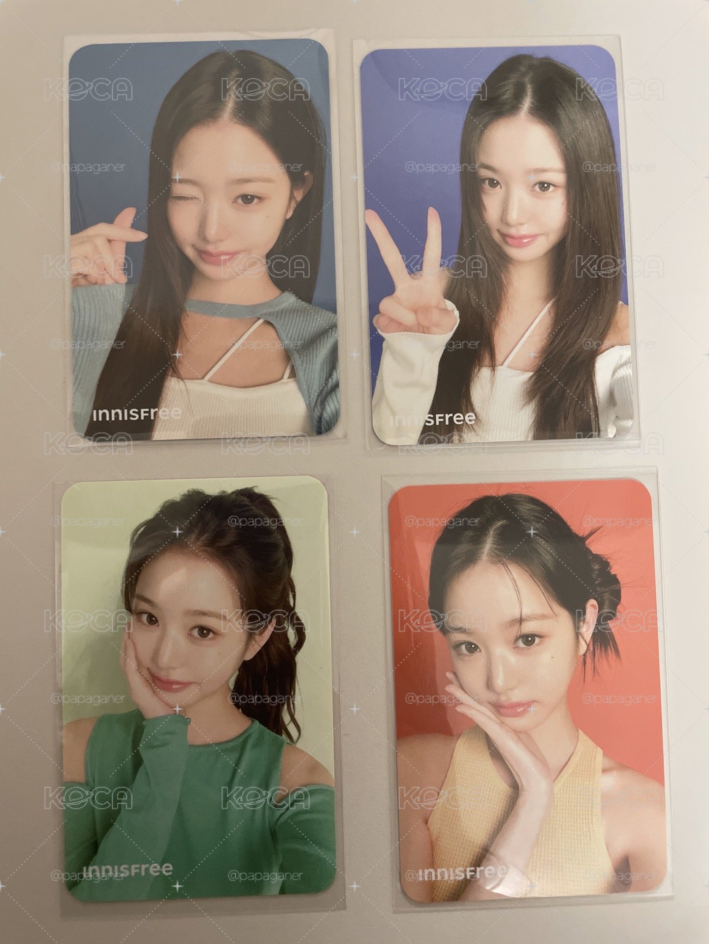 Innisfree 代言卡一套