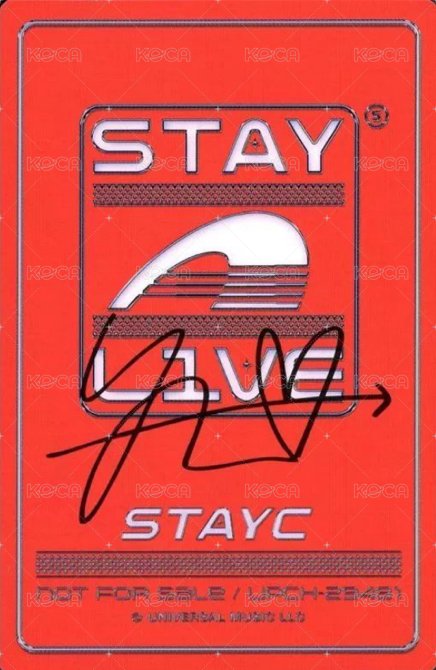 STAY ALIVE 初回限定盤 專輯卡  背面
