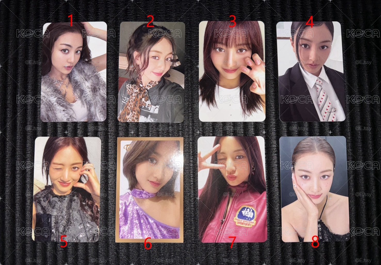TWICE 官方小卡