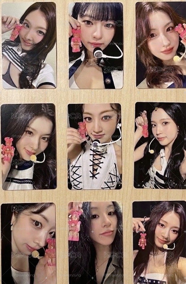 TWICE be@rbrick 聯名熊小卡（九人全套）（無熊）（默認廠損）