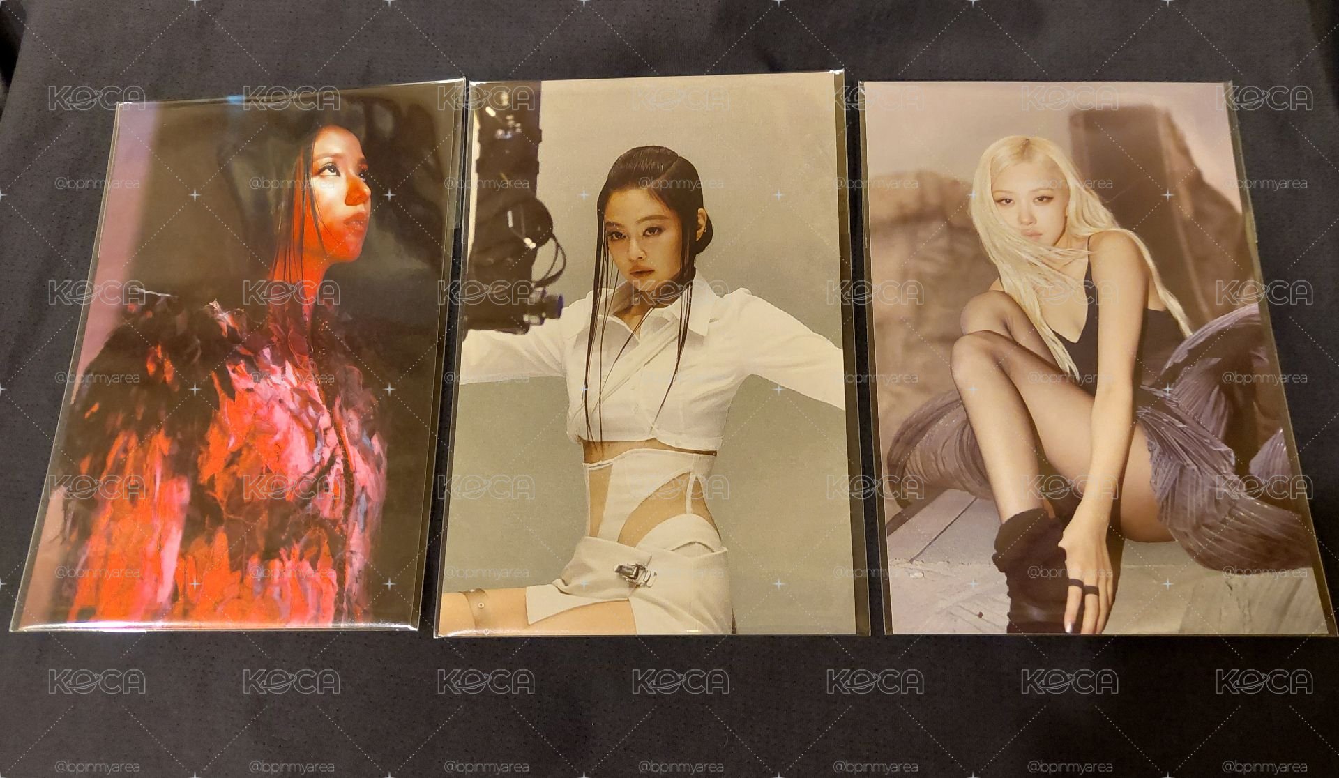 BLACKPINK 快閃店明信片