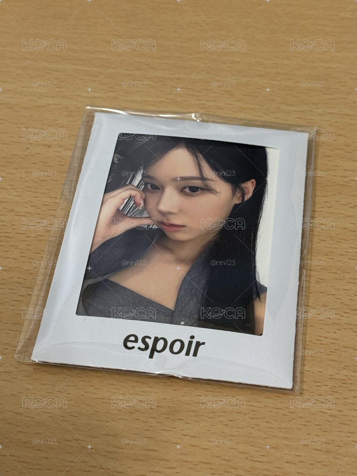 金小冬 espoir 代言卡 5.0