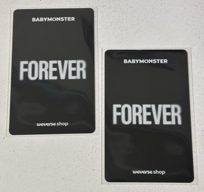 FOREVER WVS TME直播卡PHARITA+RAMI+BABYMONS7ER YG團封 ver.A RAMI