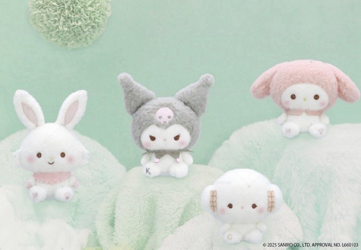 Sanrio 三麗鷗 Kuromi 酷洛米 Milky Boa 蓬鬆雲朵系列 景品娃娃