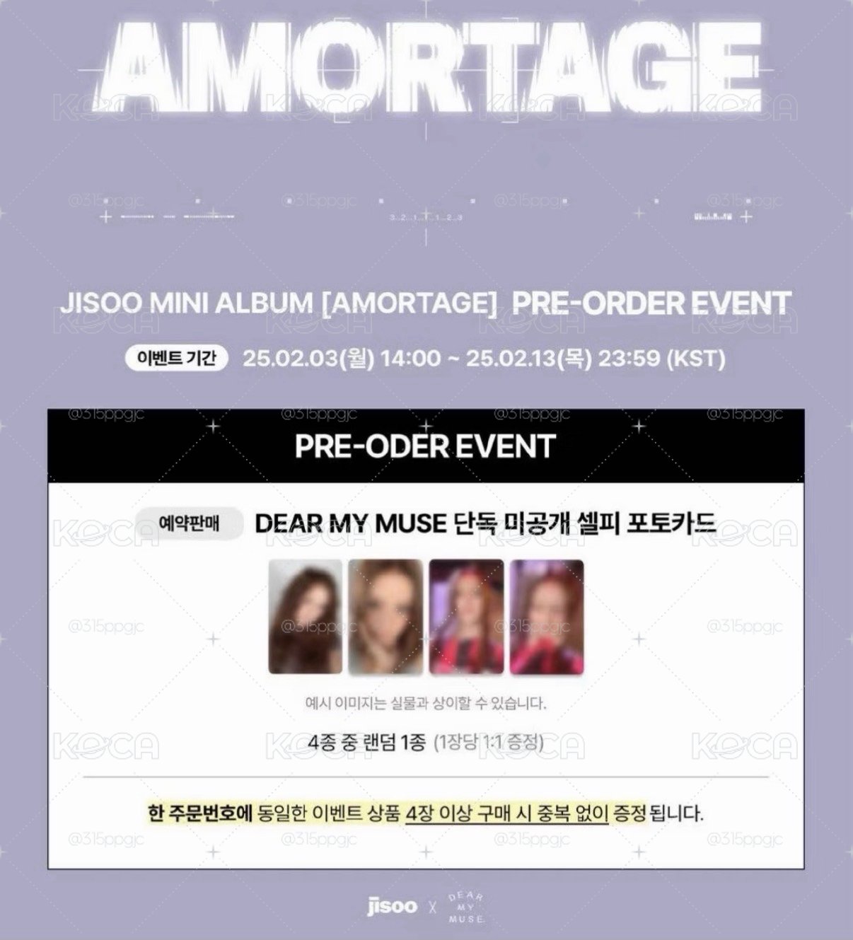 AMORTAGE dmm 特典卡 中文卡背