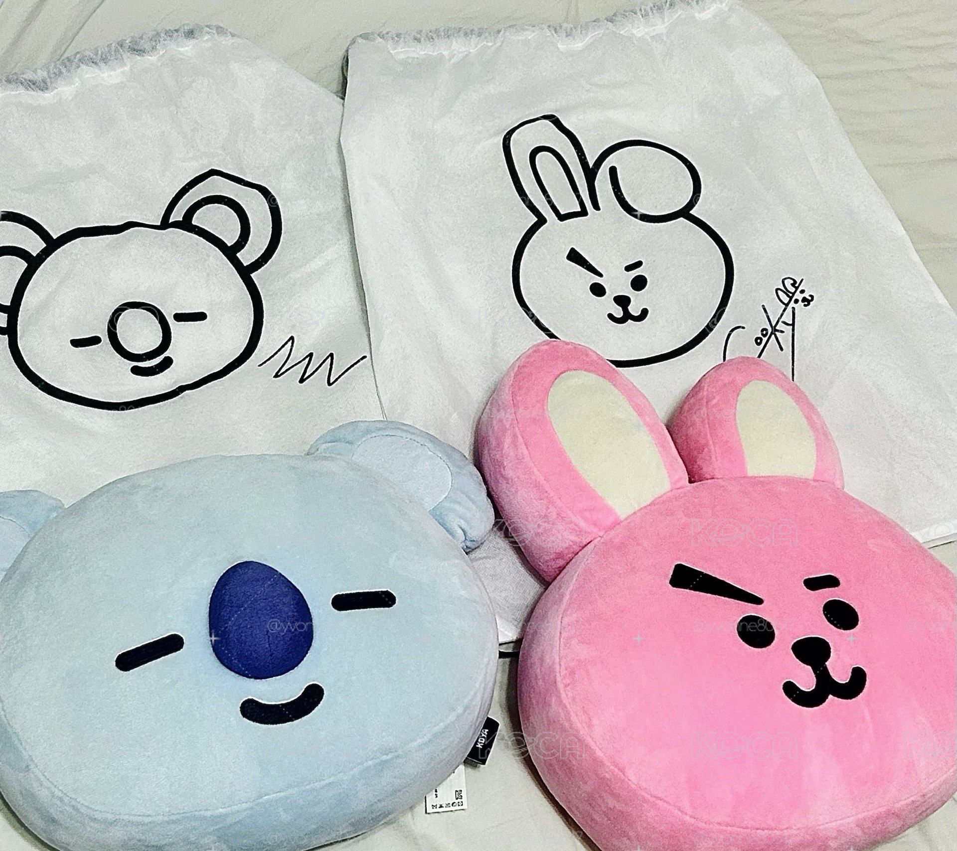 BT21 KOYA,COOKY 初代大抱枕