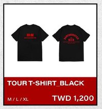 25世巡 Tour T恤 (黑)