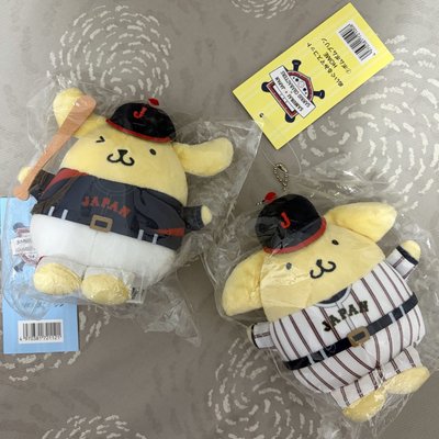 WBC x 日本武士隊聯名布丁狗 大娃吊飾