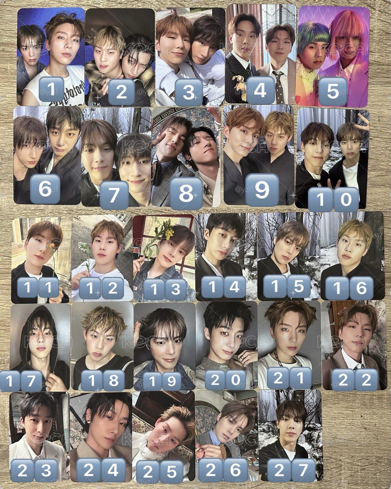 MONSTA X 專卡 均一價50 買四送一