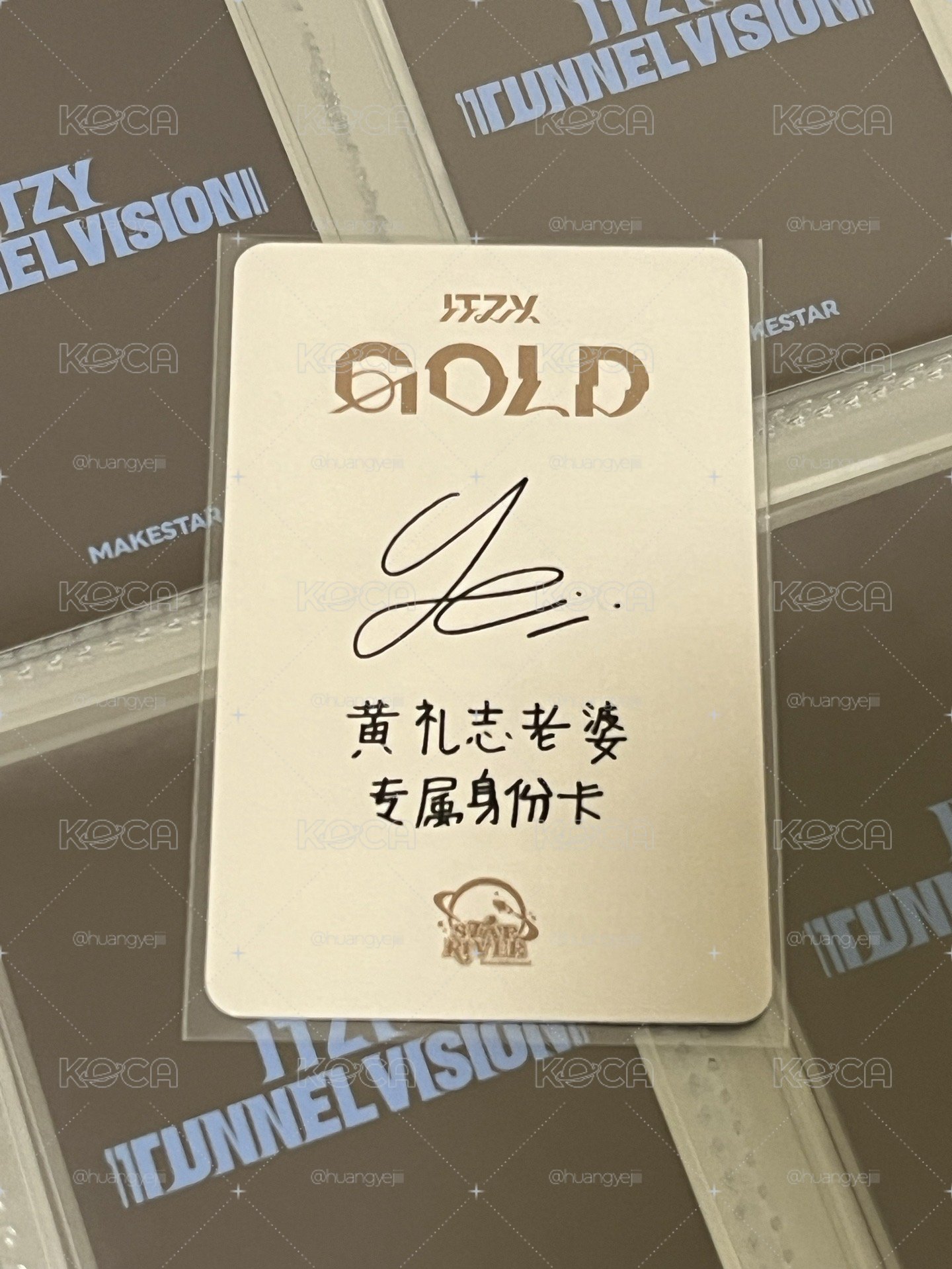 GOLD sr 預售 特典卡 C ver.