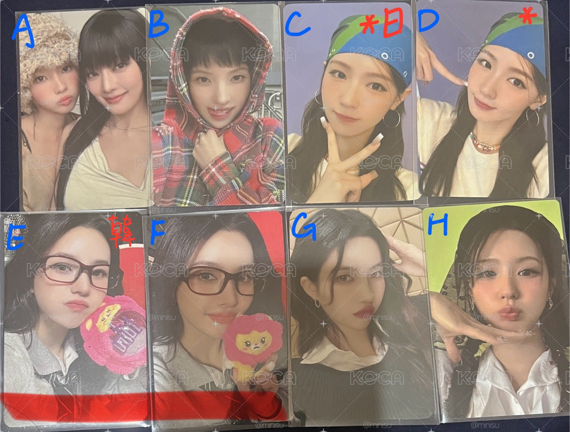 MIYEON SOYEON日巡卡 雙人卡 周邊卡 滿額卡 特典卡