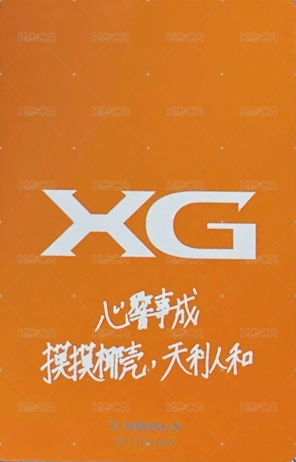 THE CORE QQ音樂 簽售卡  背面