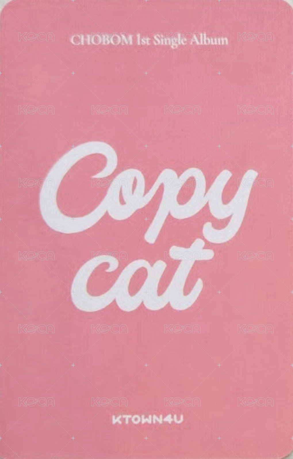 Copycat k4 簽售卡  背面