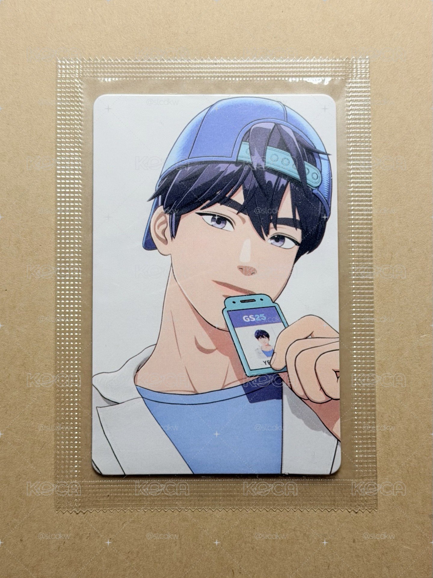 藝俊 GS25 代言卡 꼬깔콘 餅乾卡