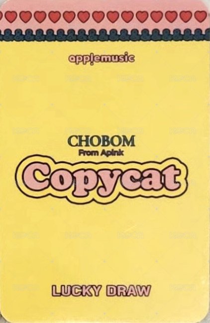 Copycat am 幸運卡  背面