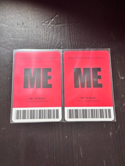 Jisoo小卡 ME特典卡