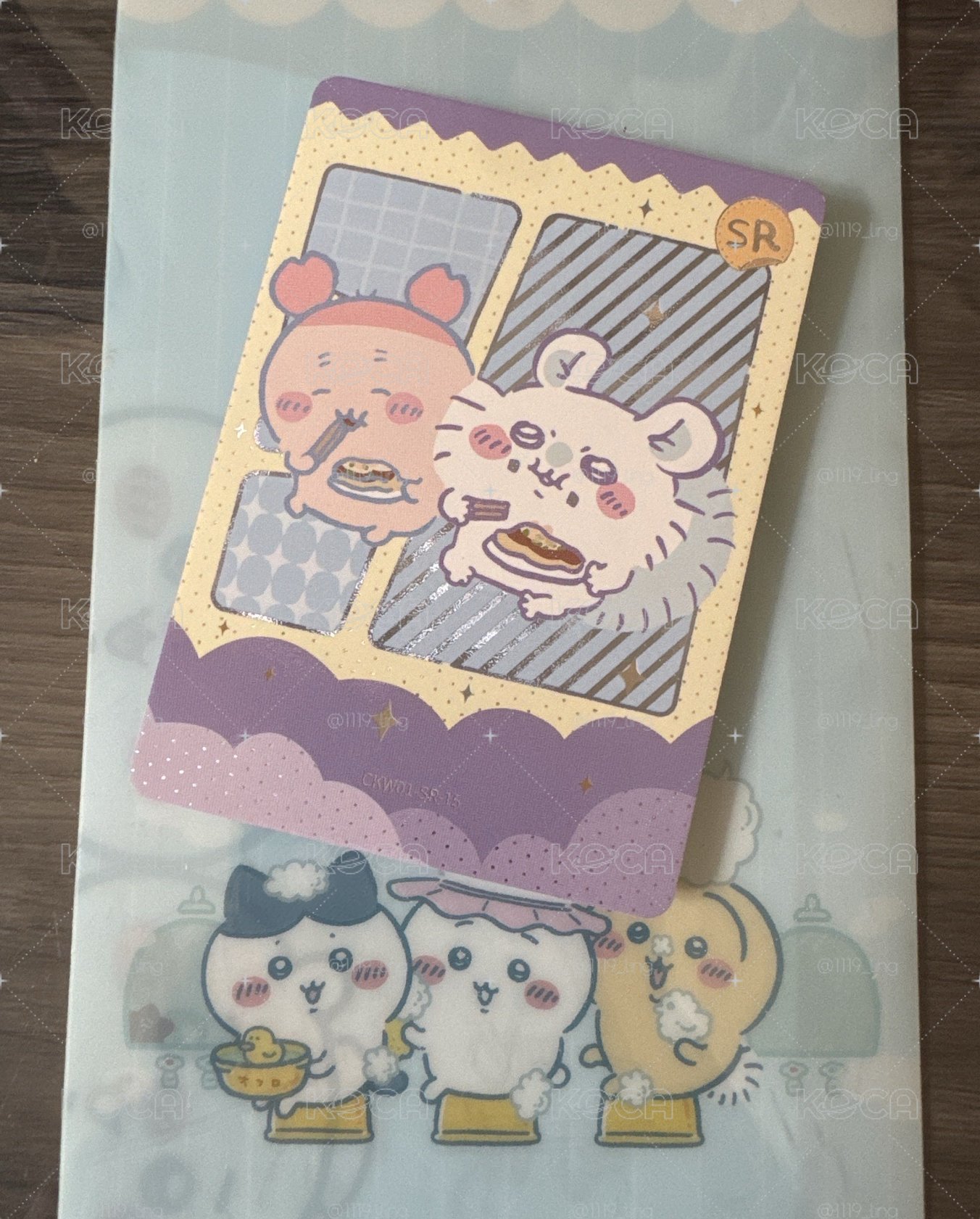 卡寶文創吉伊卡哇收藏卡第一彈 SR 小桃+古本屋 CKW01-SR-15