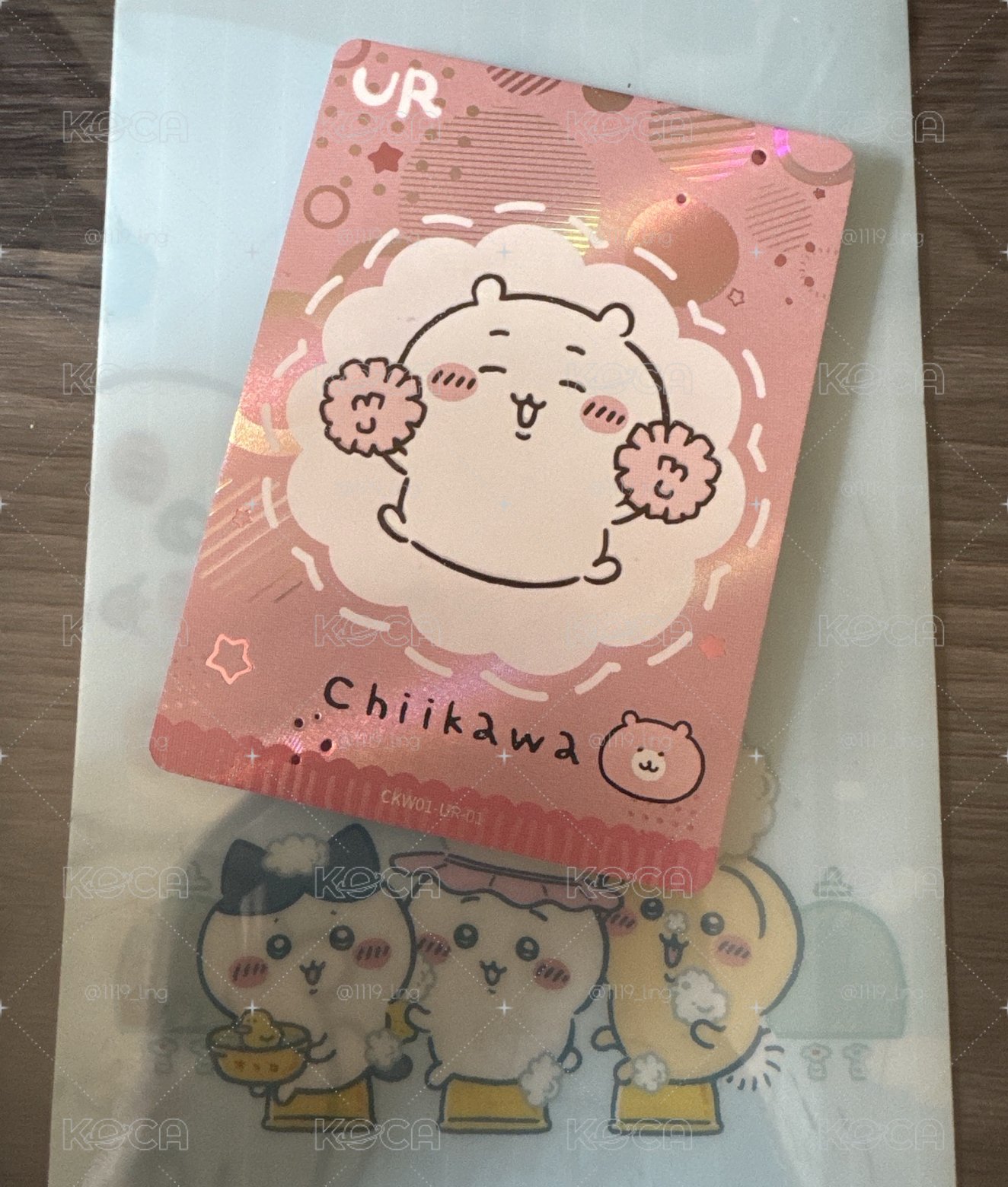 卡寶文創吉伊卡哇收藏卡第一彈 UR 吉伊加油 CKW01-UR-01