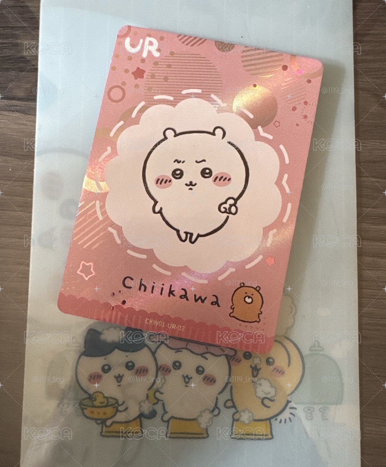 卡寶文創吉伊卡哇收藏卡第一彈 UR 吉伊質疑 CKW01-UR-02