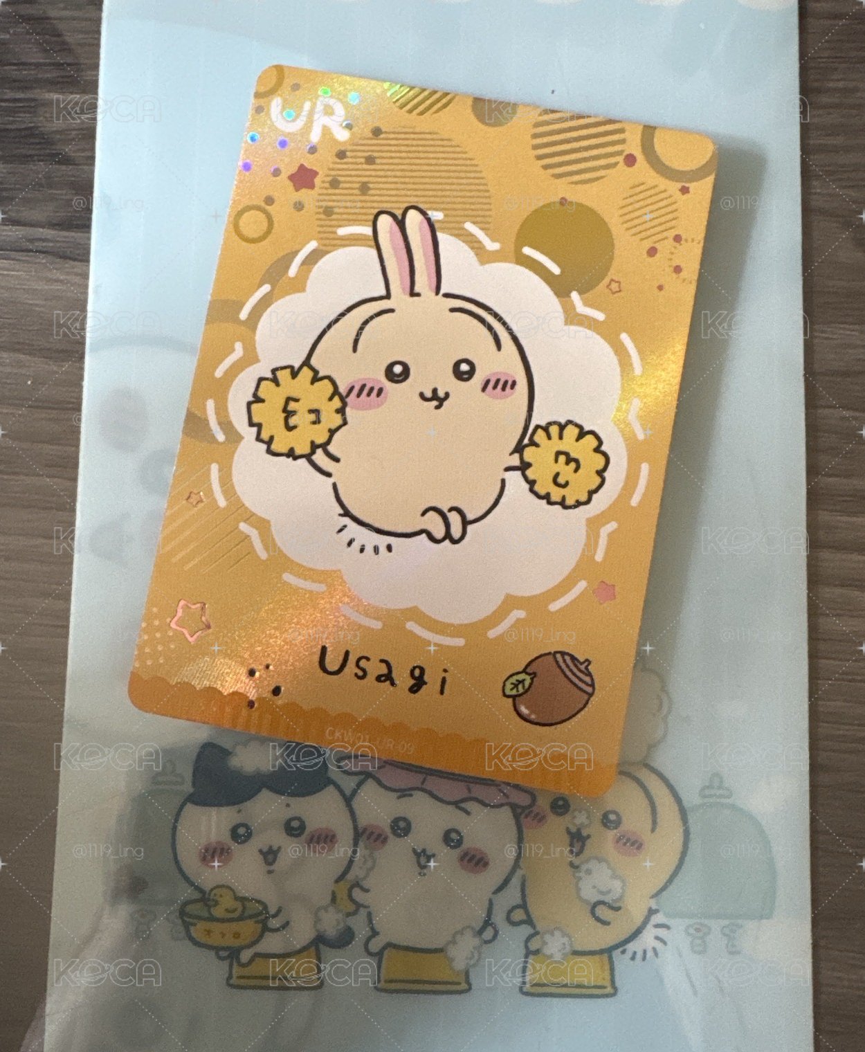 卡寶文創吉伊卡哇收藏卡第一彈 UR 烏薩奇加油 CKW01-UR-09